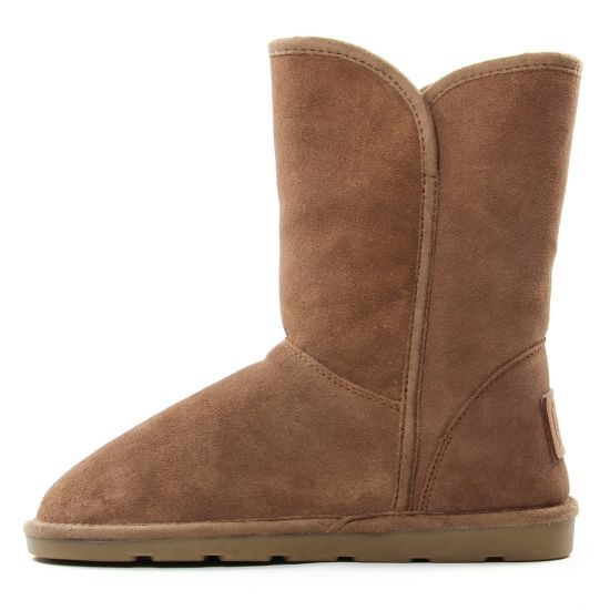 boots fourrées marron mode femme automne hiver - Photo Produit 3