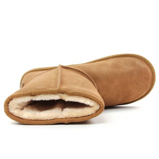 boots fourrées marron mode femme automne hiver - Photo Produit 5