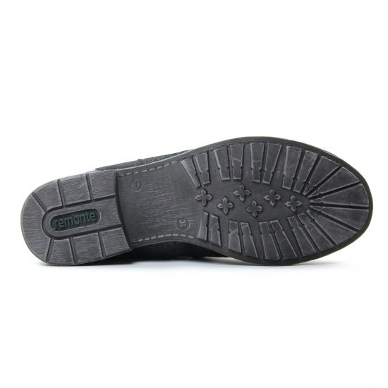 boots noir argent mode femme automne hiver - Photo Produit 5
