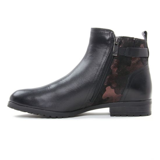 boots noir bronze mode femme automne hiver - Photo Produit 3