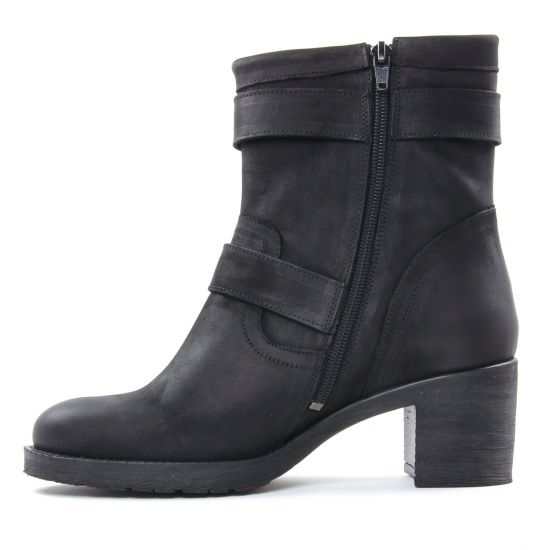 boots noir mode femme automne hiver - Photo Produit 3