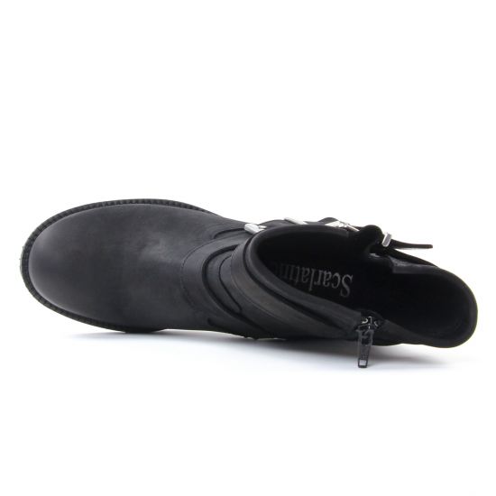 boots noir mode femme automne hiver - Photo Produit 4