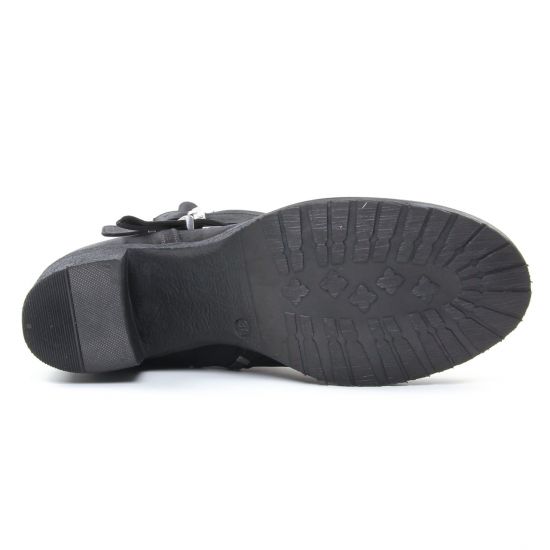 boots noir mode femme automne hiver - Photo Produit 5
