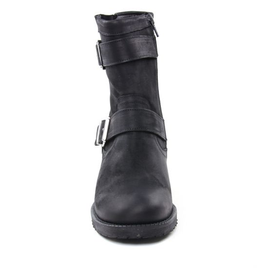 boots noir mode femme automne hiver - Photo Produit 6