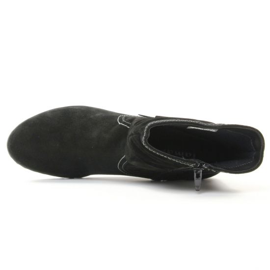 boots noir mode femme automne hiver - Photo Produit 4