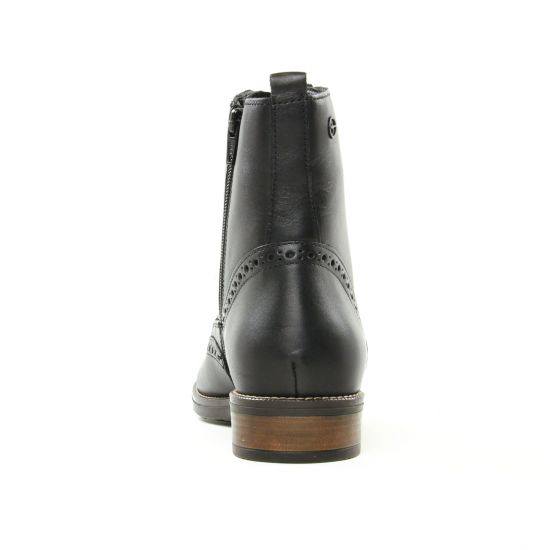 bottines à lacets noir mode femme automne hiver - Photo Produit 7