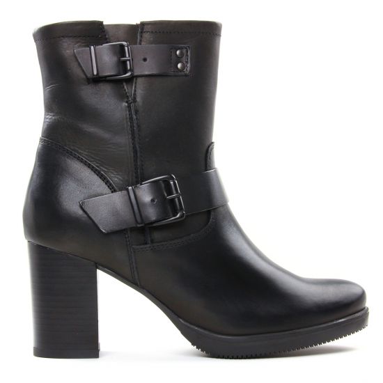 boots noir mode femme automne hiver - Photo Produit 2