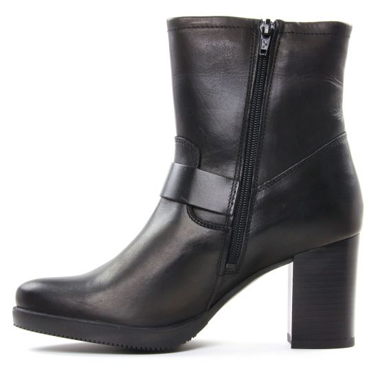 boots noir mode femme automne hiver - Photo Produit 3