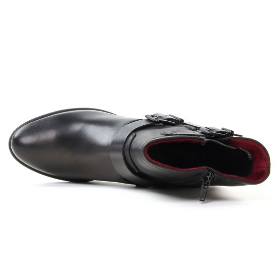 boots noir mode femme automne hiver - Photo Produit 4
