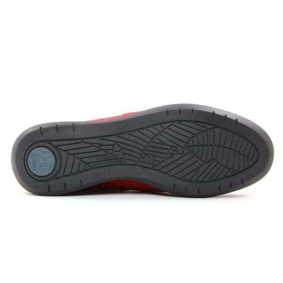 boots rouge mode femme automne hiver - Photo Produit 5