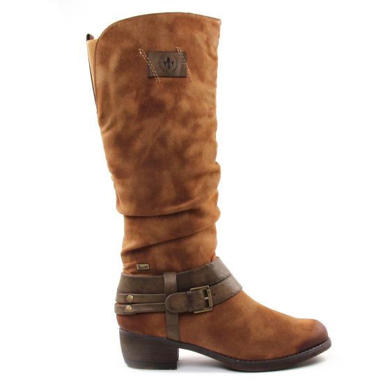 bottes marron mode femme automne hiver - Photo Produit 2