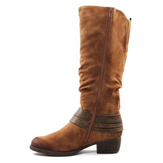 bottes marron mode femme automne hiver - Photo Produit 3