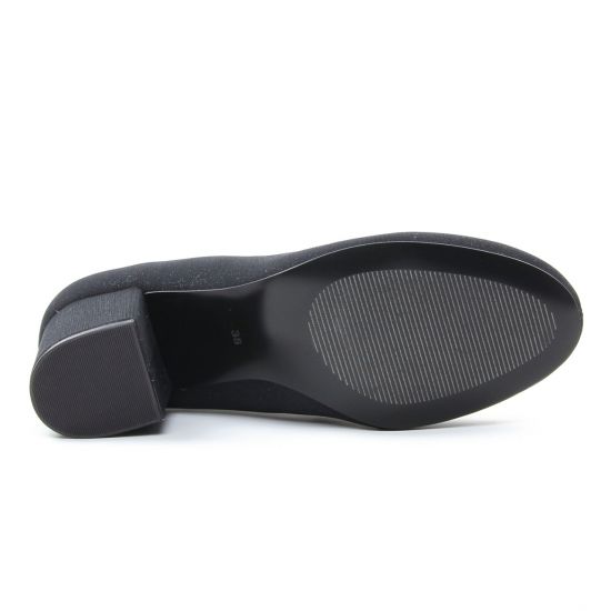 boots talon noir mode femme automne hiver - Photo Produit 5
