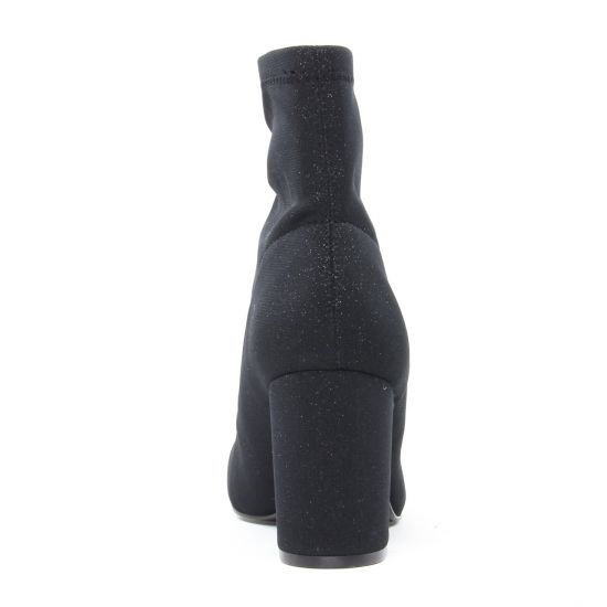 boots talon noir mode femme automne hiver - Photo Produit 7