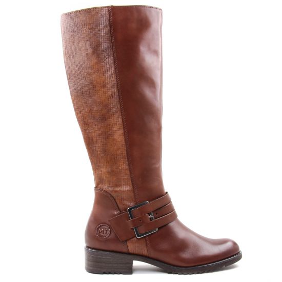 bottes marron mode femme automne hiver - Photo Produit 2
