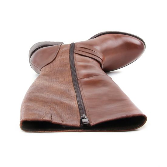 bottes marron mode femme automne hiver - Photo Produit 4