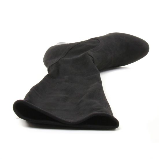 bottes stretch noir mode femme automne hiver - Photo Produit 4