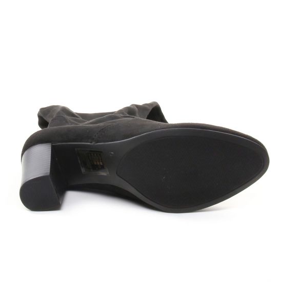 bottes stretch noir mode femme automne hiver - Photo Produit 5
