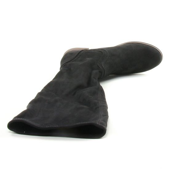 bottes stretch noir mode femme automne hiver - Photo Produit 4