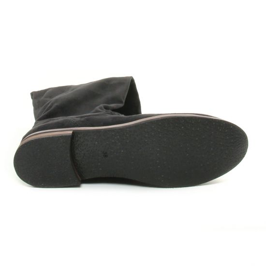 bottes stretch noir mode femme automne hiver - Photo Produit 5
