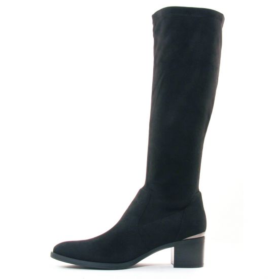 bottes stretch noir mode femme automne hiver - Photo Produit 3