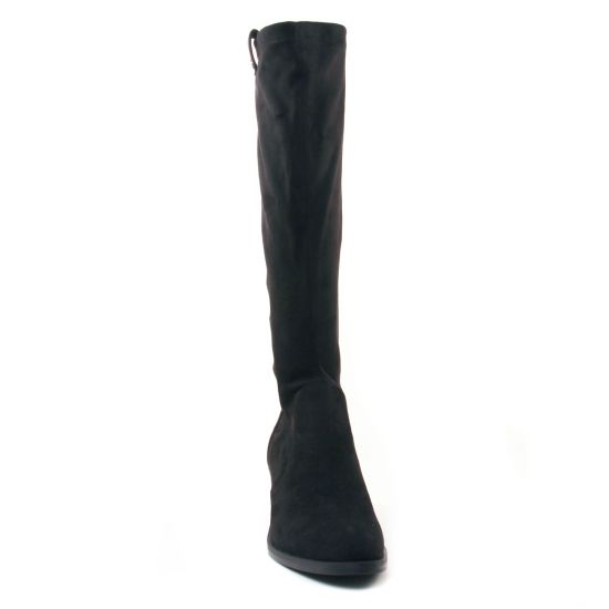 bottes stretch noir mode femme automne hiver - Photo Produit 6