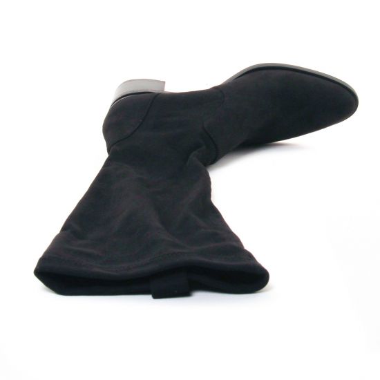 bottes stretch noir mode femme automne hiver - Photo Produit 4