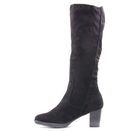 bottes stretch noir mode femme automne hiver - Photo Produit 3