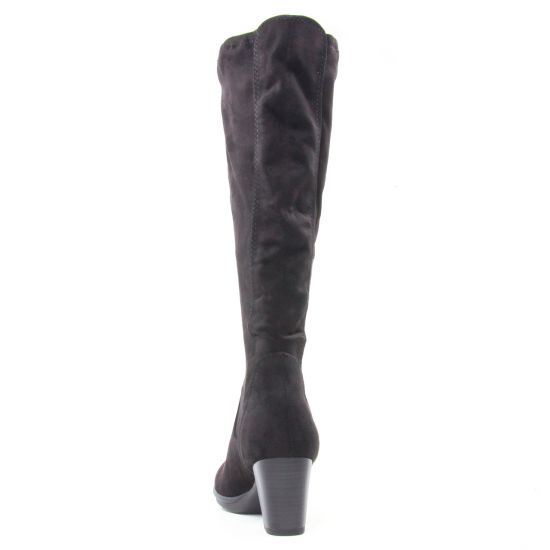 bottes stretch noir mode femme automne hiver - Photo Produit 7