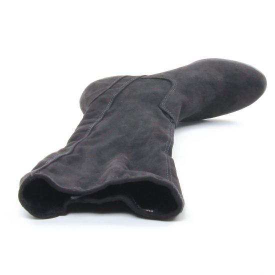 bottes stretch noir mode femme automne hiver - Photo Produit 4