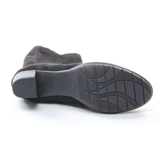 bottes stretch noir mode femme automne hiver - Photo Produit 5