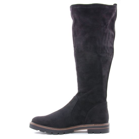 bottes stretch noir mode femme automne hiver - Photo Produit 3