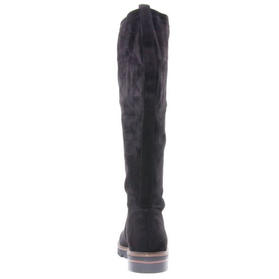 bottes stretch noir mode femme automne hiver - Photo Produit 7