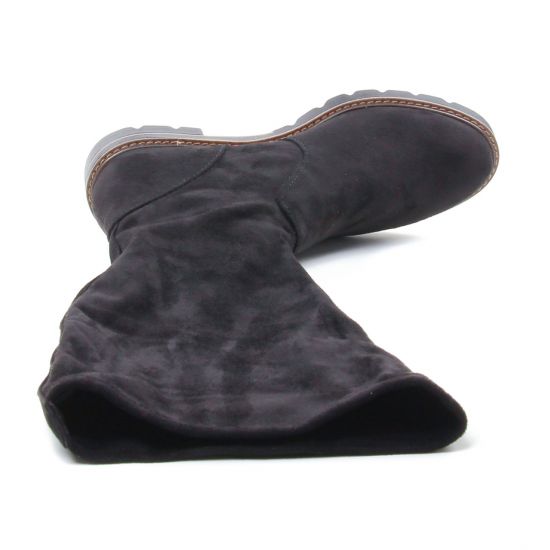 bottes stretch noir mode femme automne hiver - Photo Produit 4