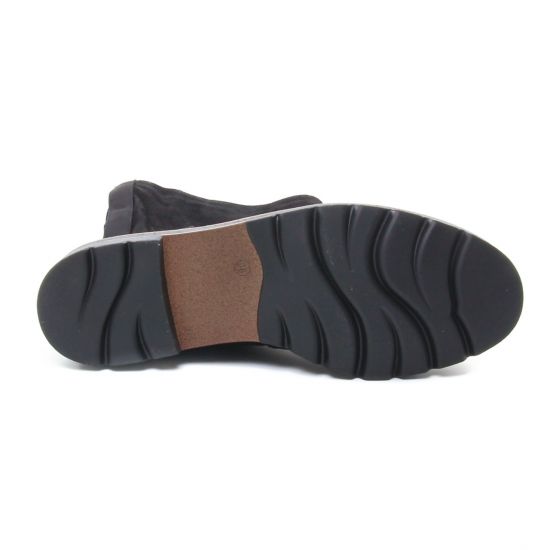 bottes stretch noir mode femme automne hiver - Photo Produit 5