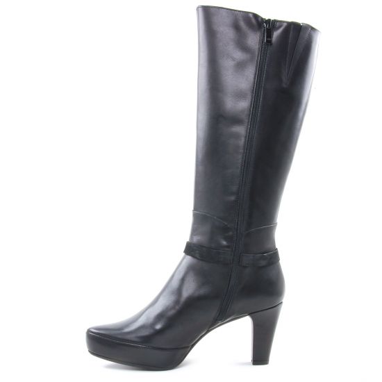 bottes talon noir mode femme automne hiver - Photo Produit 3