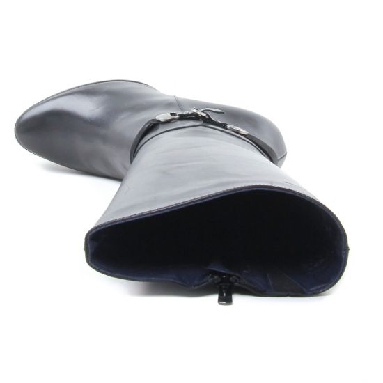 bottes talon noir mode femme automne hiver - Photo Produit 5