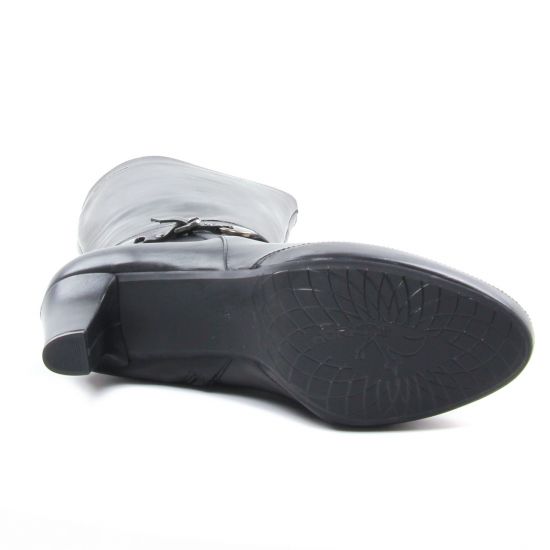 bottes talon noir mode femme automne hiver - Photo Produit 7