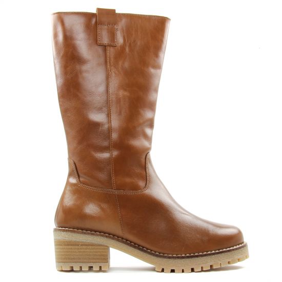 bottillons marron mode femme automne hiver - Photo Produit 2