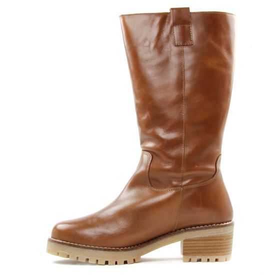 bottillons marron mode femme automne hiver - Photo Produit 3