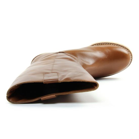 bottillons marron mode femme automne hiver - Photo Produit 4