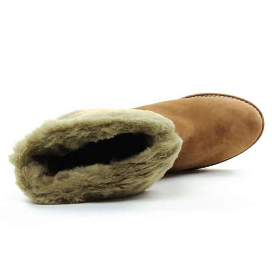bottillons marron mode femme automne hiver - Photo Produit 4