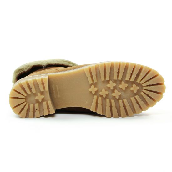 bottillons marron mode femme automne hiver - Photo Produit 5