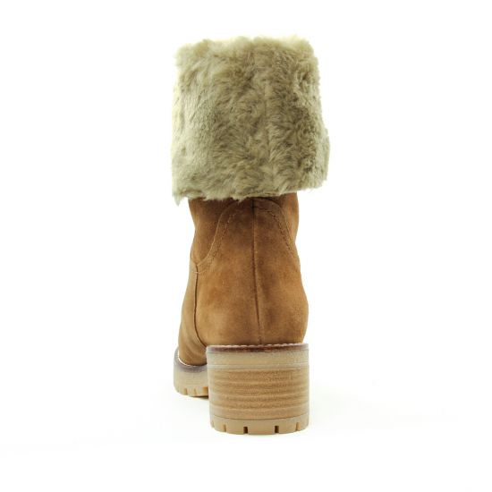 bottillons marron mode femme automne hiver - Photo Produit 7