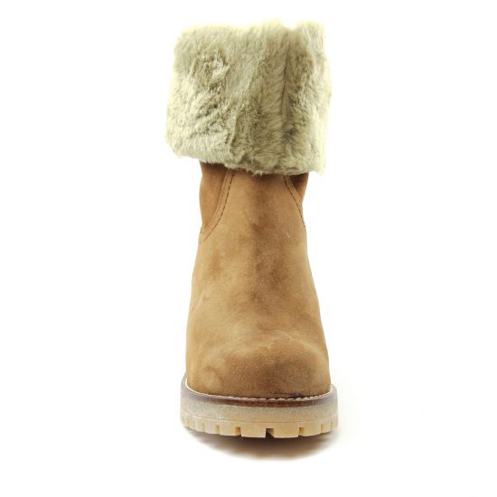 bottillons marron mode femme automne hiver - Photo Produit 6