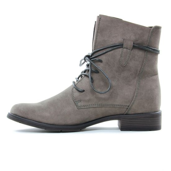 bottines à lacets taupe mode femme automne hiver - Photo Produit 3