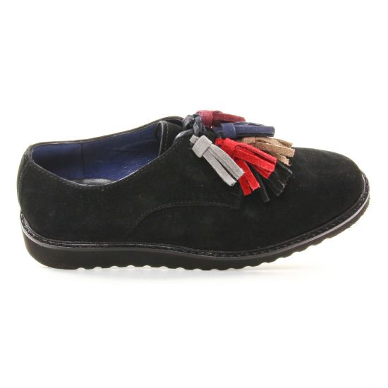 derbies noir mode femme automne hiver - Photo Produit 4