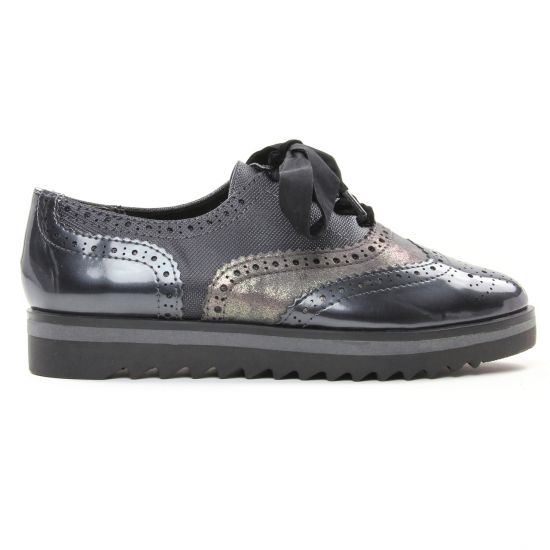 derbies gris mode femme automne hiver - Photo Produit 2