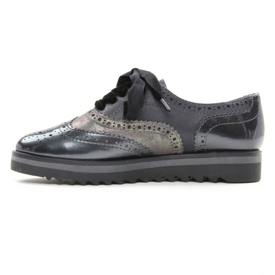 derbies gris mode femme automne hiver - Photo Produit 3