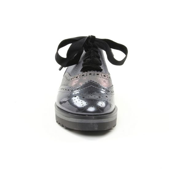 derbies gris mode femme automne hiver - Photo Produit 6